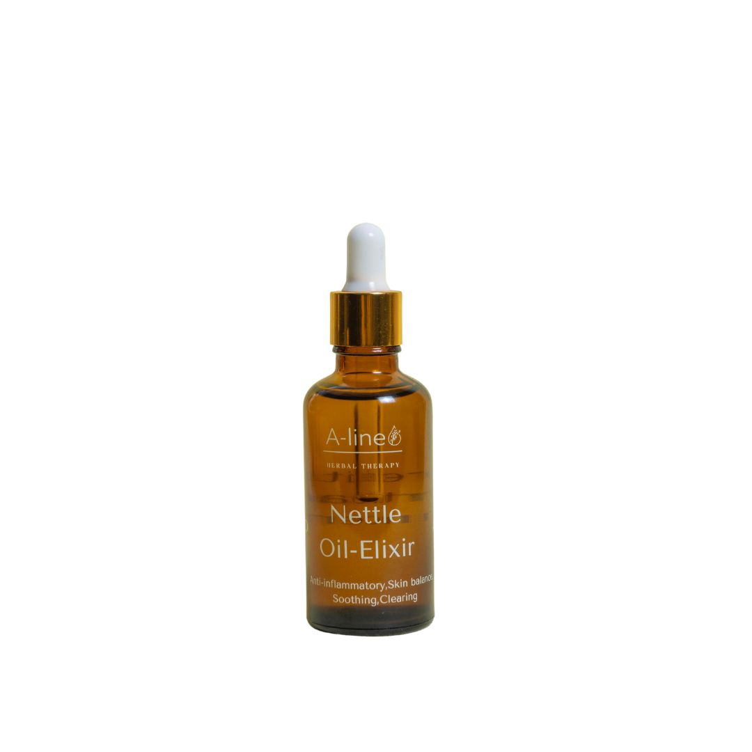 A-Line Nettle Oil Elixir in a 50 ml bottle for oily and combination skin.