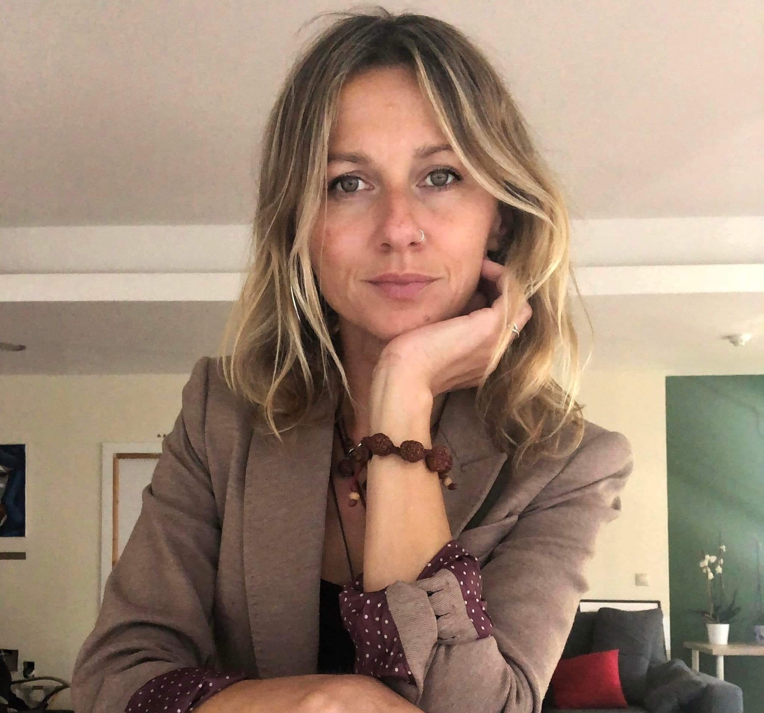 Portrait of Ana, founder of A-Line Herbal Therapy. 